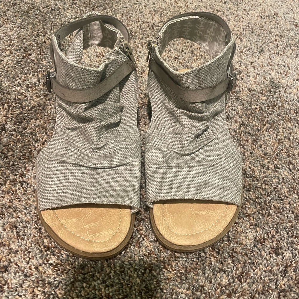 Blowfish Gray Sandals - Picture 4 of 5
